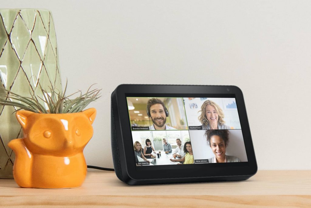 Only one until further notice, Zoom video gatherings go to an Amazon Echo show gadget